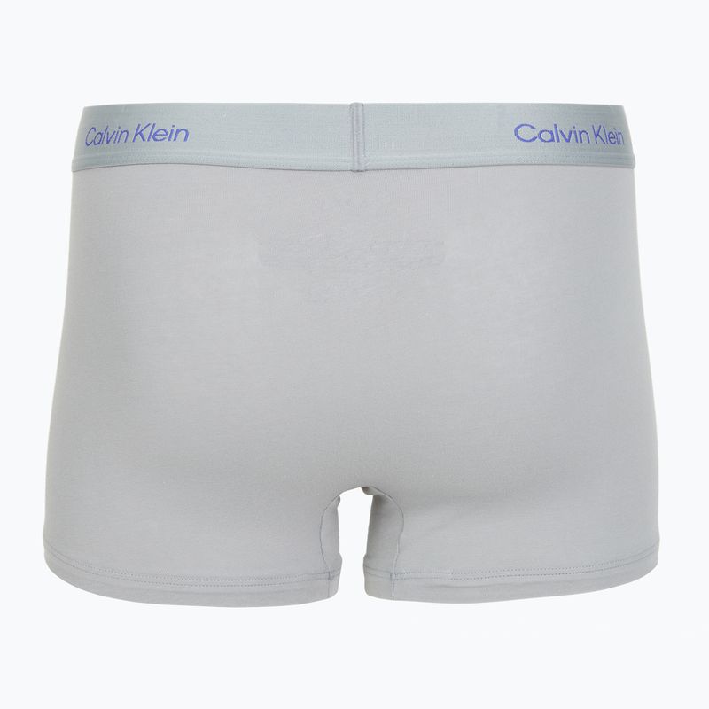 Boxeralsók Calvin Klein LV00NB4476 Trunk 3 pár Greatest Grey/Ponderosa Pine/Iridescent 3