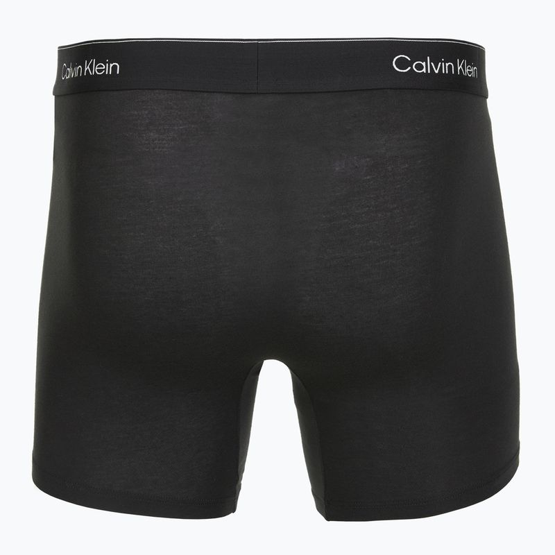 Boxeralsók Calvin Klein LV00NB4394 Brief 3 pár black/chalk logo/black/curry 5