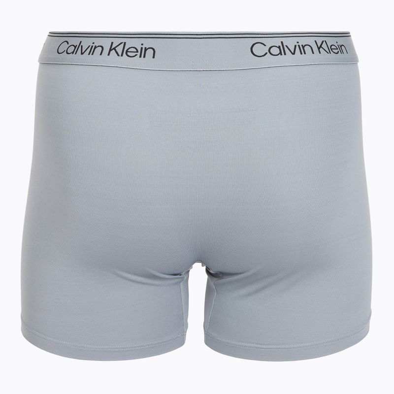 Férfi boxeralsó Calvin Klein LV00NB4410 Brief 3 pár sleet/teal marine/shoreline 3