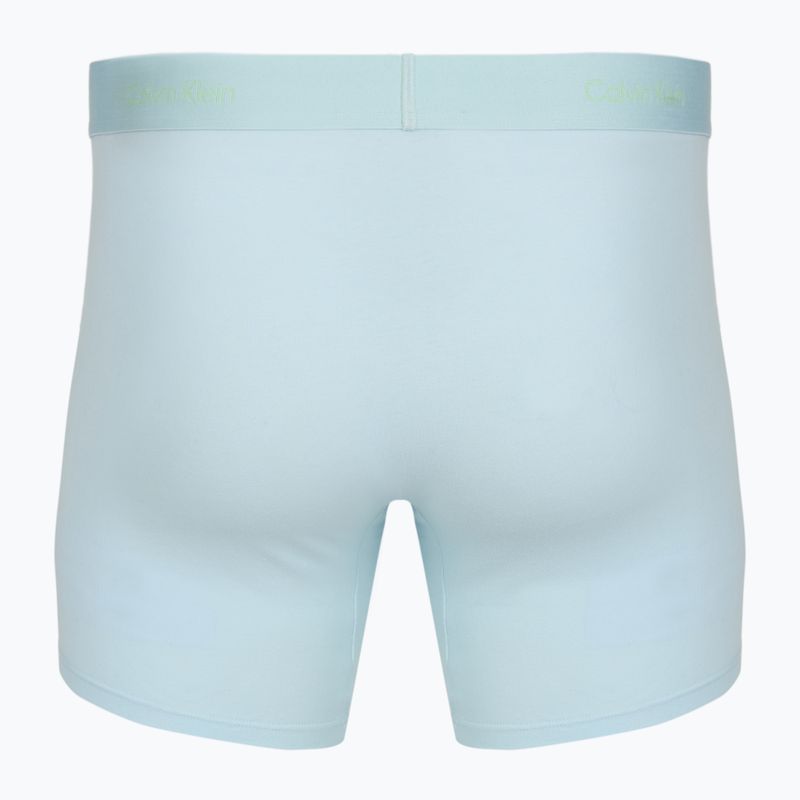 Boxeralsók Calvin Klein LV00NB4477 Brief 3 db patina green/shoreline/iridescent blue 3