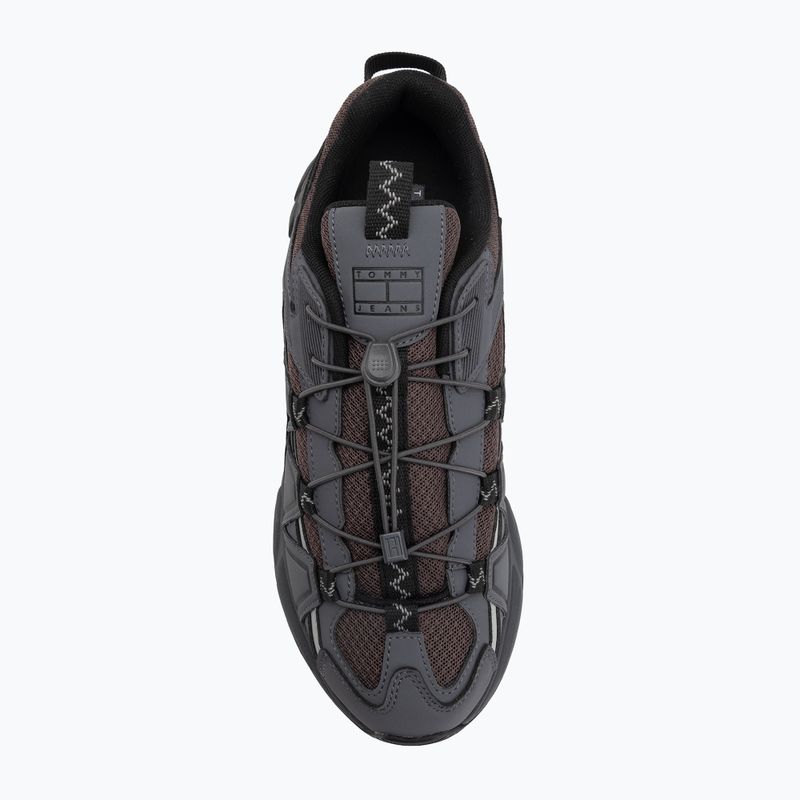 Férfi cipők Tommy Jeans Outdoor Runner washed black/black walnut 5