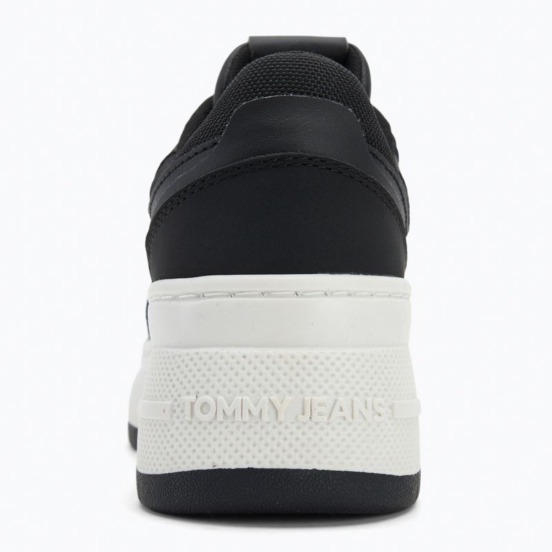 Tommy Jeans női cipő Retro Basket Flatform fekete 6