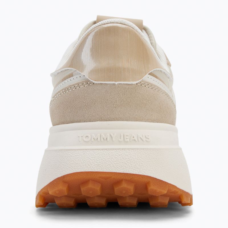 Tommy Jeans női Cleated Runner fehér agyag cipő 6