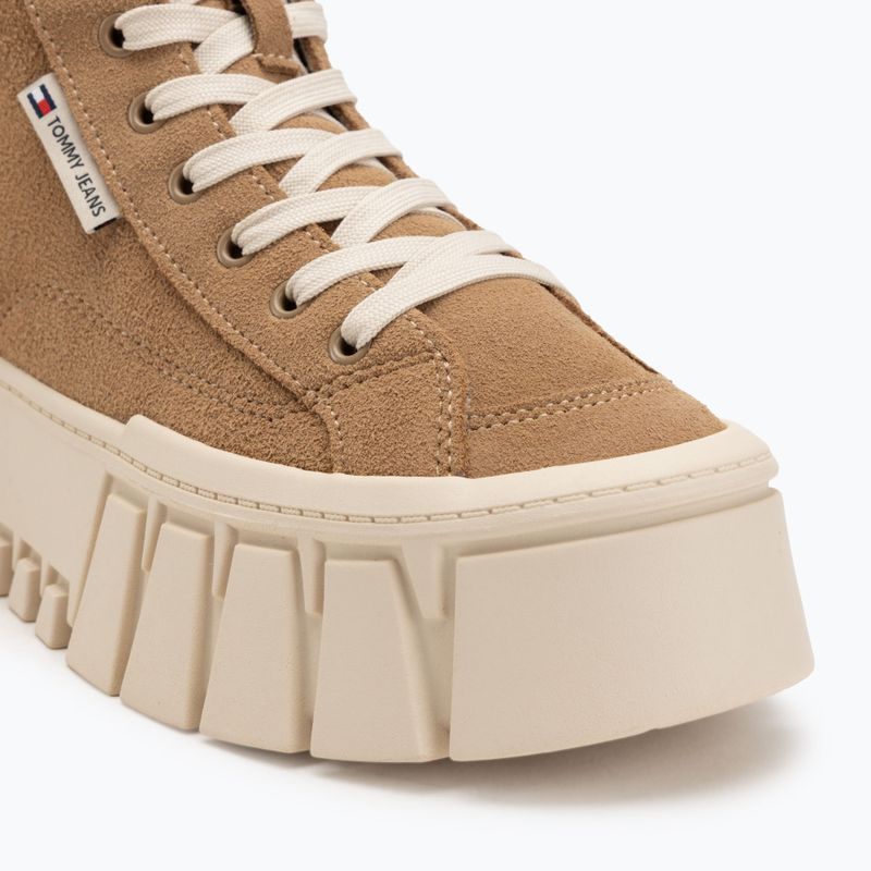 Tommy Jeans női cipő Vulc Flatform Suede Wl bronz csavarás 7