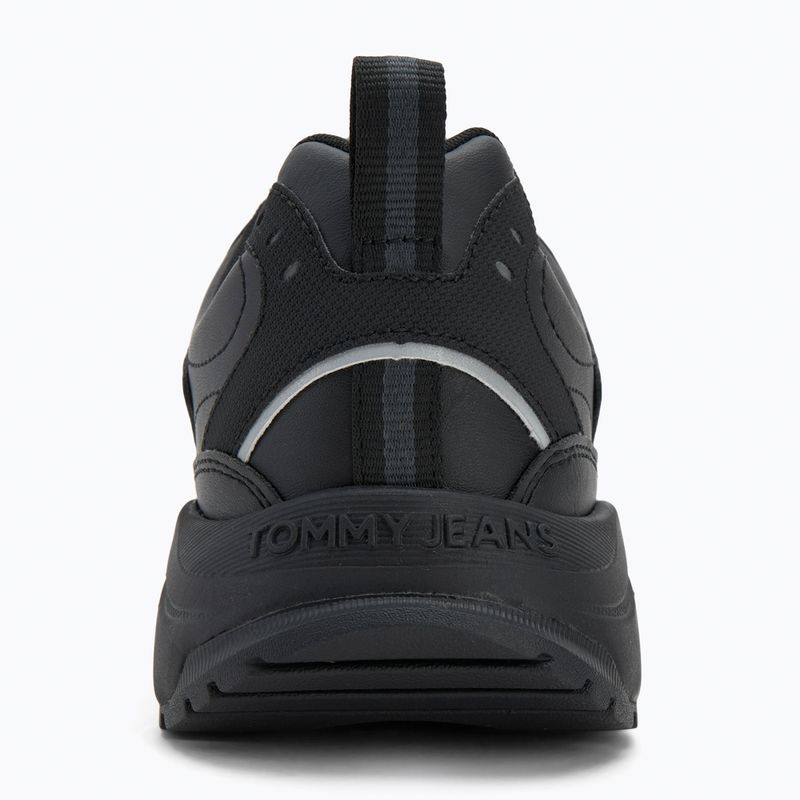 Tommy Jeans férfi cipő Runner bőr fekete 6