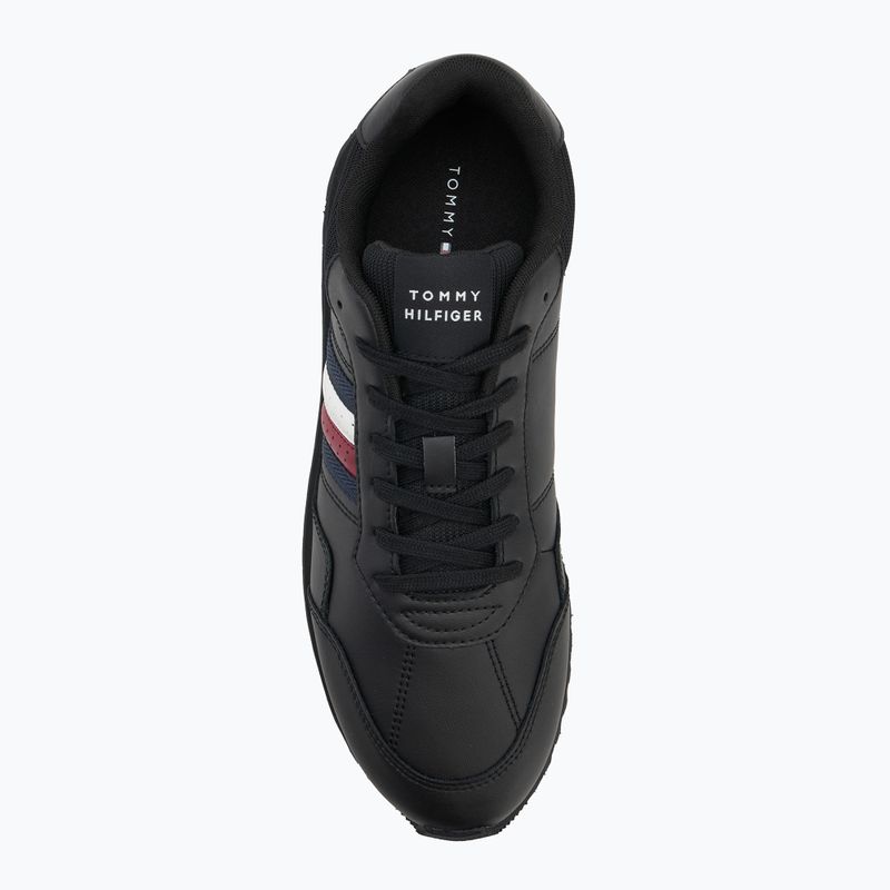Férfi cipő Tommy Hilfiger New Runner Eva Lth Stripes fekete 5