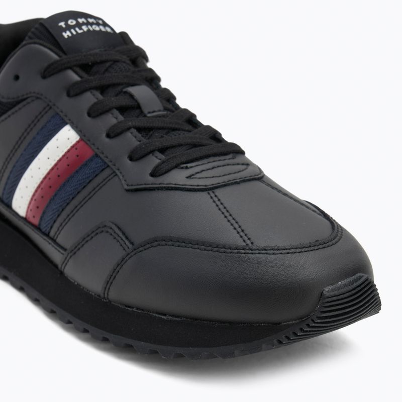 Férfi cipő Tommy Hilfiger New Runner Eva Lth Stripes fekete 7