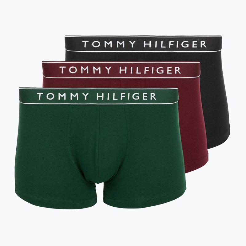 Férfi boxeralsó Tommy Hilfiger UM0UM03520 Trunk 3 pár orange green/deep red/black