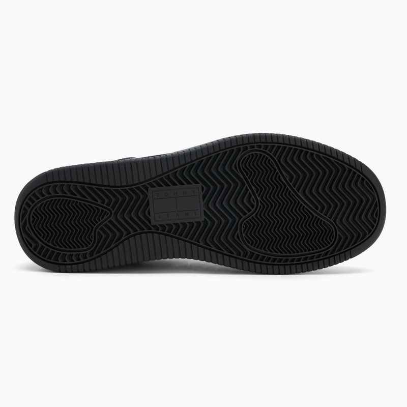 Tommy Jeans Retro Basket férfi cipő fekete 4