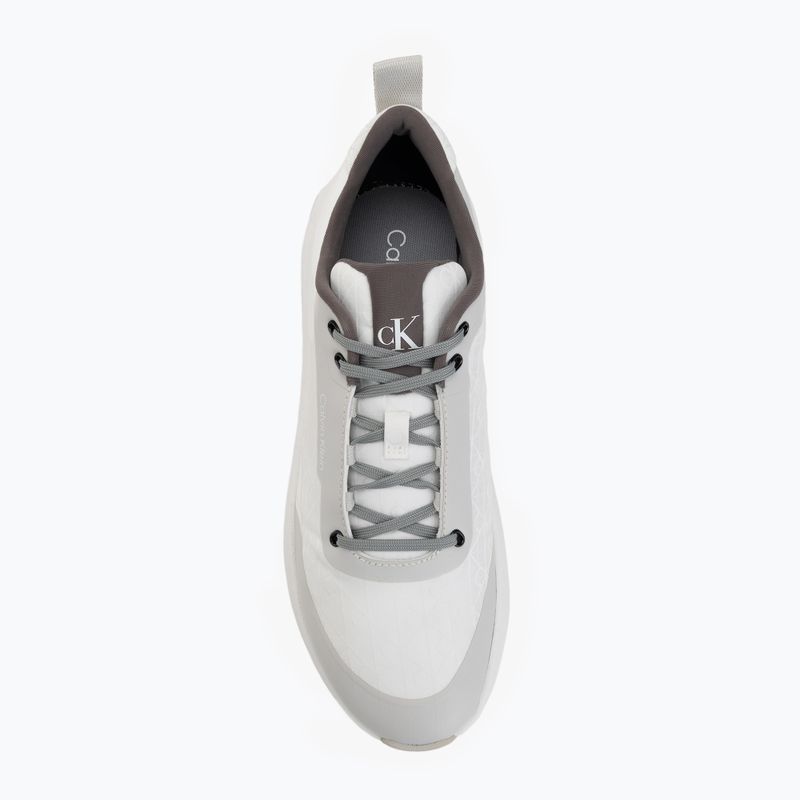 Női cipők Calvin Klein Chunky Runner Laceup Mix Aop white/granite road/granite gray 5