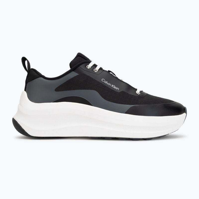 Női cipők Calvin Klein YW0YW02077 Chunky Runner Laceup Mix Aop black/coal 2