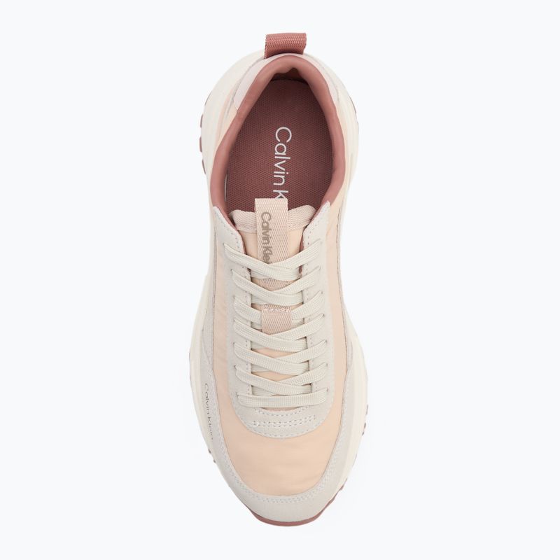 Női cipők Calvin Klein YW0YW02075 Hike Runner Mg Nylon Mix whisper pink/dark ecru/dusty rose 5