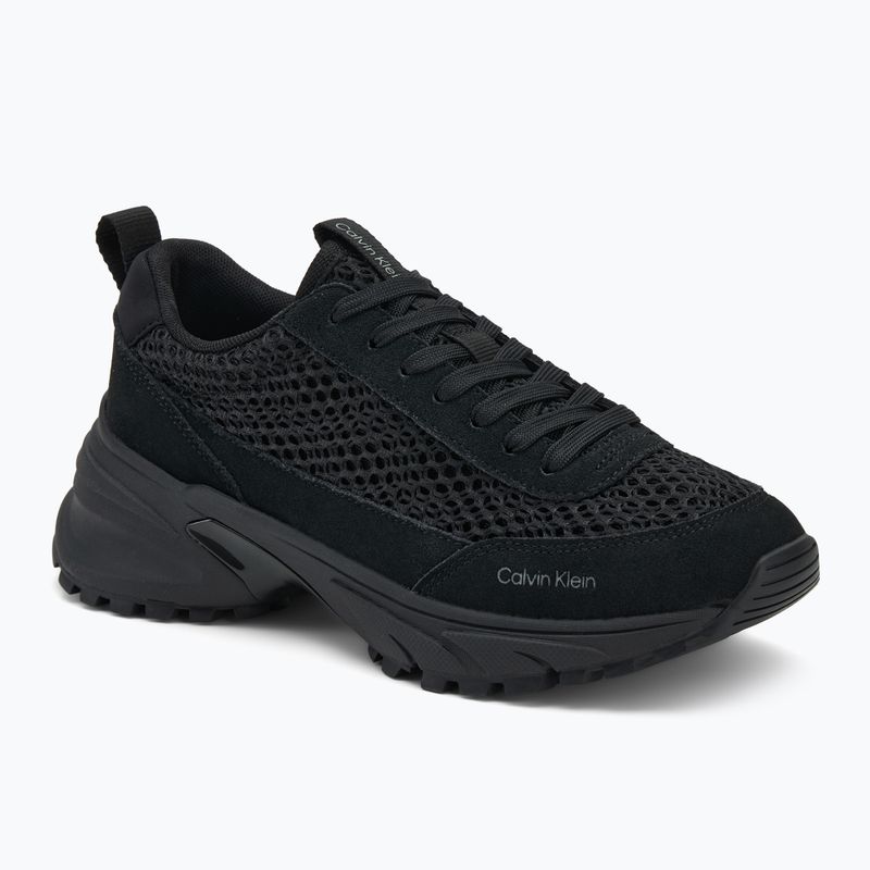 Női cipő Calvin Klein YW0YW02030 Hike Runner Lace Up Techmix triple black