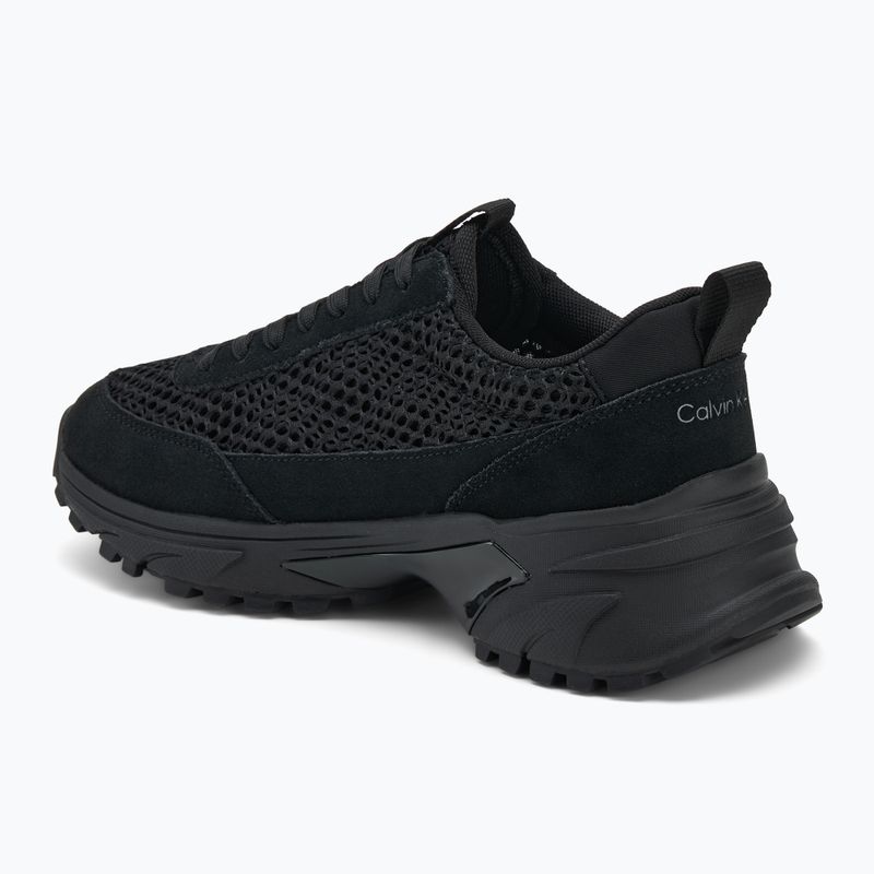 Női cipő Calvin Klein YW0YW02030 Hike Runner Lace Up Techmix triple black 3
