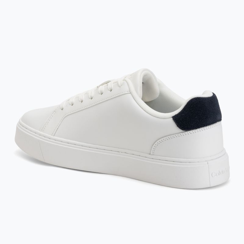 Férfi cipők Calvin Klein YM0YM01435 Classic Cupsole Laceup Leather bright white/navy 3