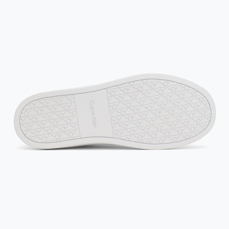 Férfi cipők Calvin Klein YM0YM01435 Classic Cupsole Laceup Leather bright white/navy 4