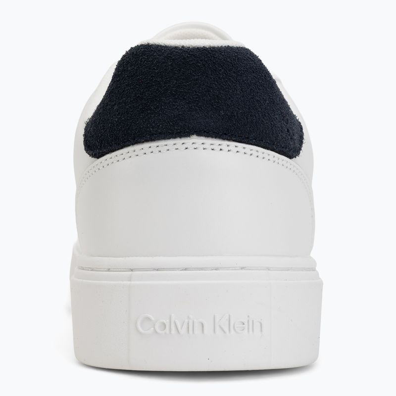 Férfi cipők Calvin Klein YM0YM01435 Classic Cupsole Laceup Leather bright white/navy 6