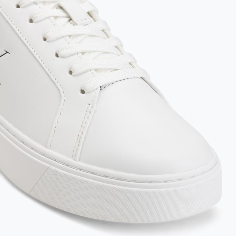 Férfi cipők Calvin Klein YM0YM01435 Classic Cupsole Laceup Leather bright white/navy 7