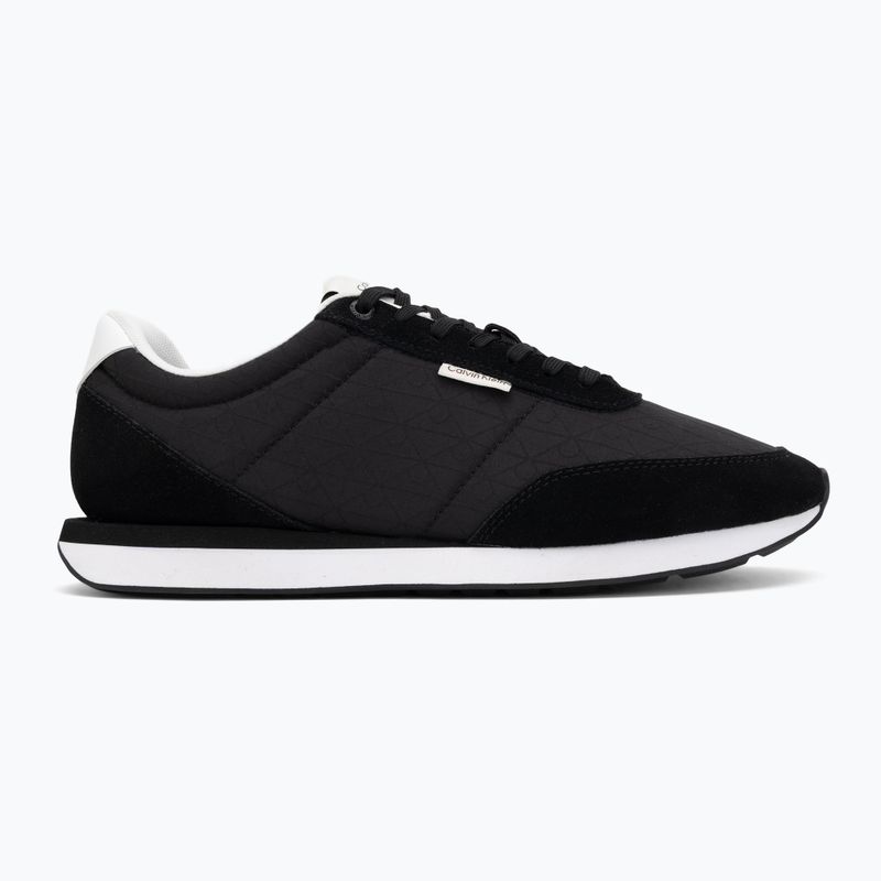 Férfi cipők Calvin Klein HM0HM02140 Retro Runner Ripstop Aop black/bright white 2