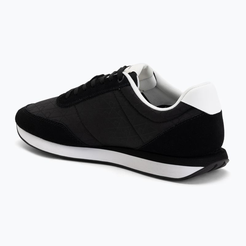 Férfi cipők Calvin Klein HM0HM02140 Retro Runner Ripstop Aop black/bright white 3