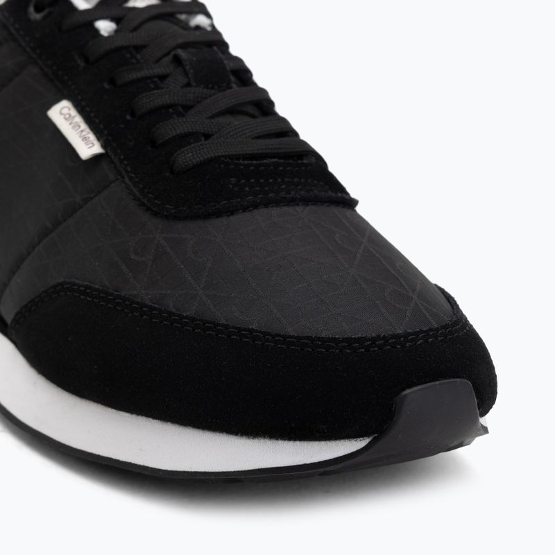 Férfi cipők Calvin Klein HM0HM02140 Retro Runner Ripstop Aop black/bright white 7