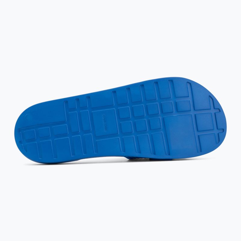 Férfi papucsok Calvin Klein HM0HM02113 Ess Texture lapis blue 4