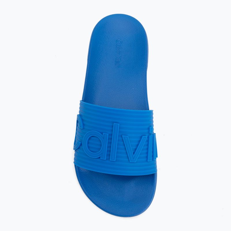 Férfi papucsok Calvin Klein HM0HM02113 Ess Texture lapis blue 5