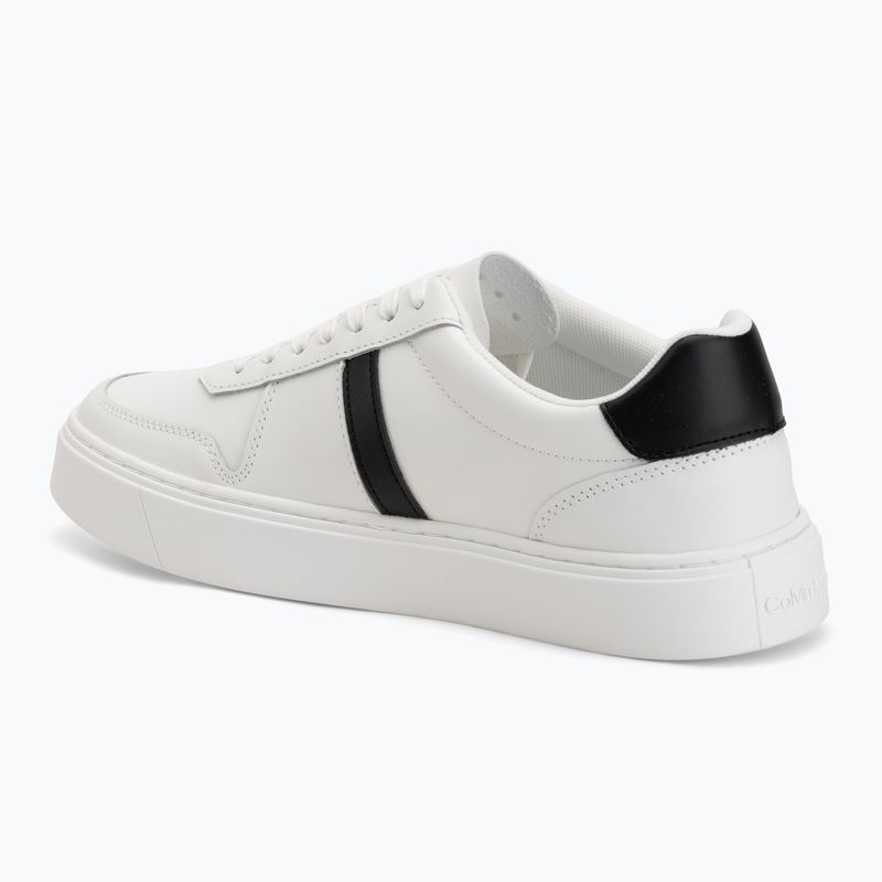 Férfi cipők Calvin Klein HM0HM02237 Classic Cups Lace Leather EMB Tongue bright white/black 3