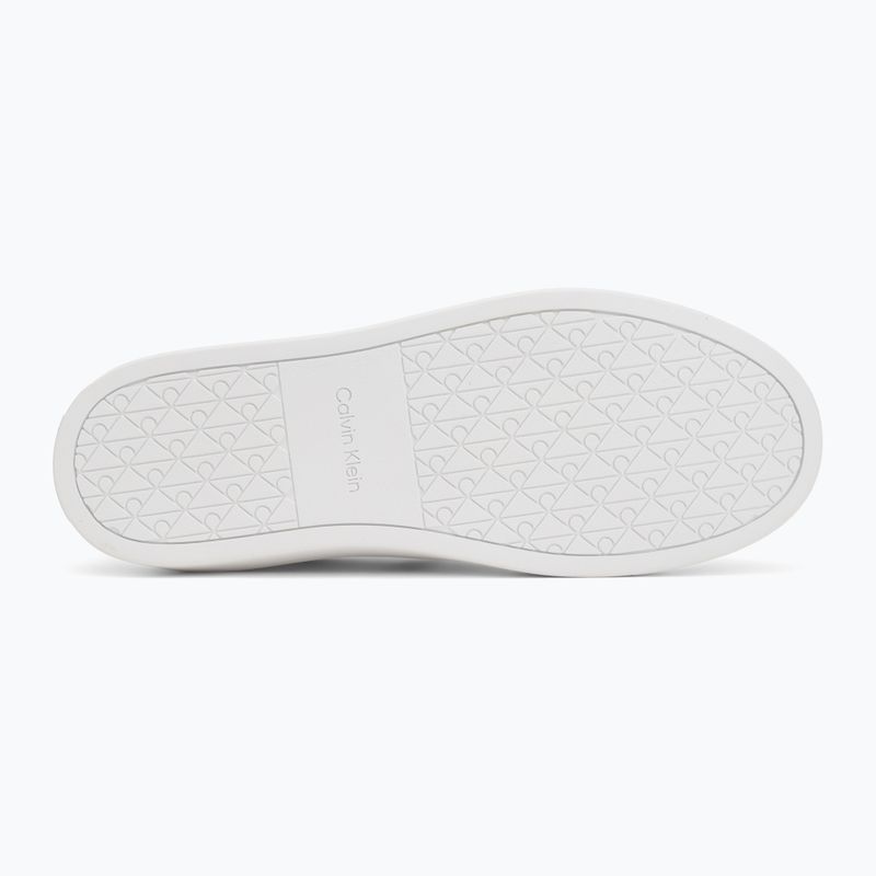 Férfi cipők Calvin Klein HM0HM02237 Classic Cups Lace Leather EMB Tongue bright white/black 4