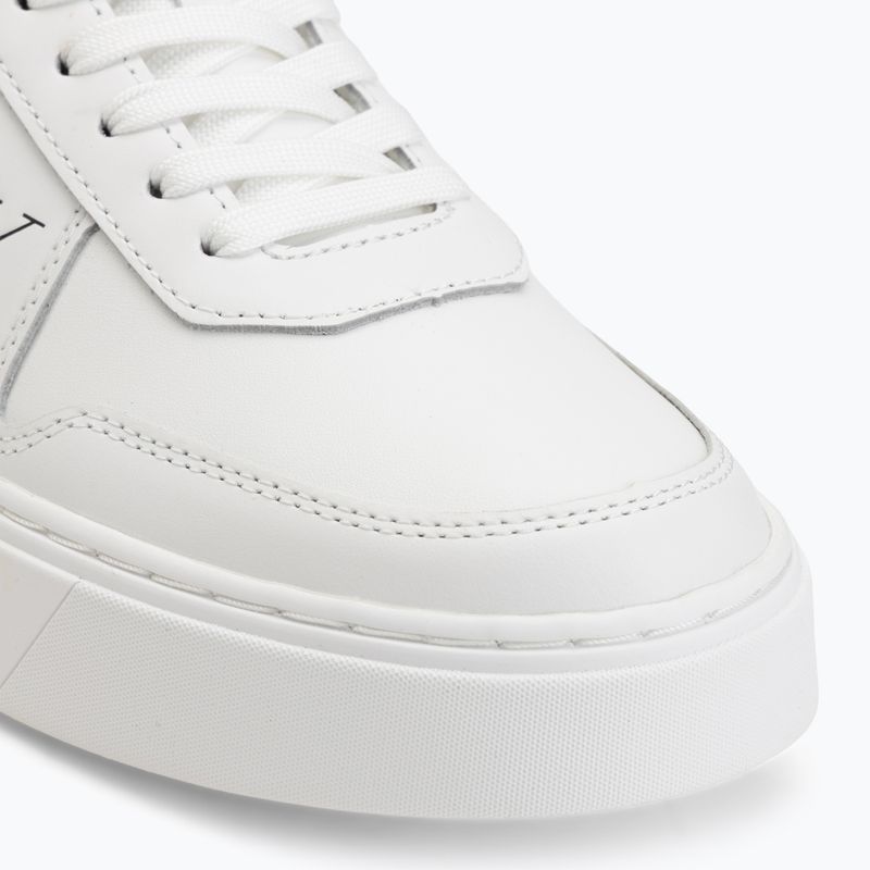 Férfi cipők Calvin Klein HM0HM02237 Classic Cups Lace Leather EMB Tongue bright white/black 7