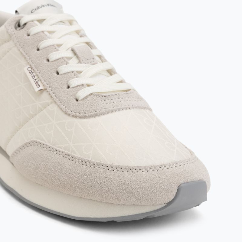 Férfi cipők Calvin Klein HM0HM02140 Retro Runner Ripstop Aop marshmallow/bright white 7