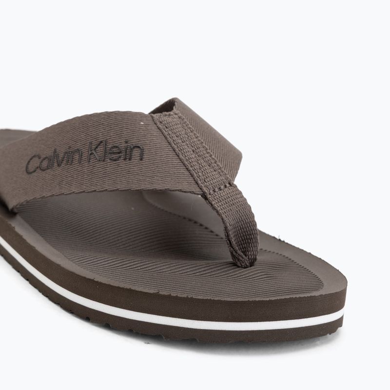Férfi papucsok Calvin Klein HM0HM02106 City Thong morel 7