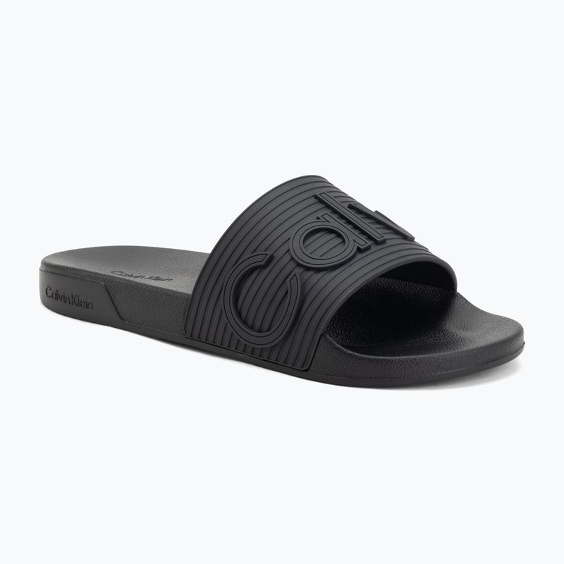 Férfi papucsok Calvin Klein HM0HM02113 Ess Texture triple black