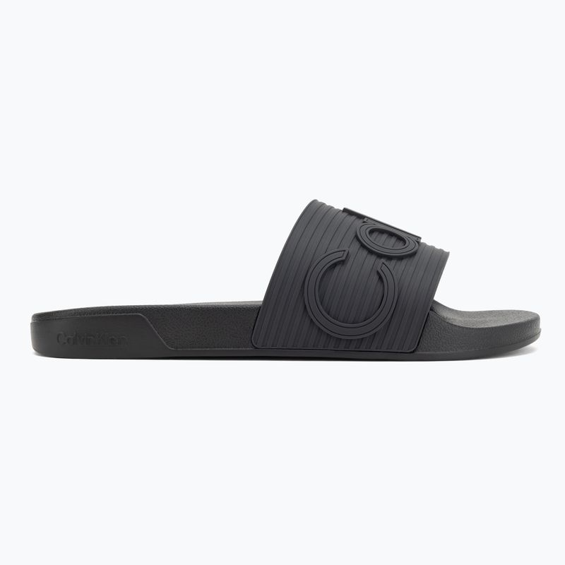 Férfi papucsok Calvin Klein HM0HM02113 Ess Texture triple black 2