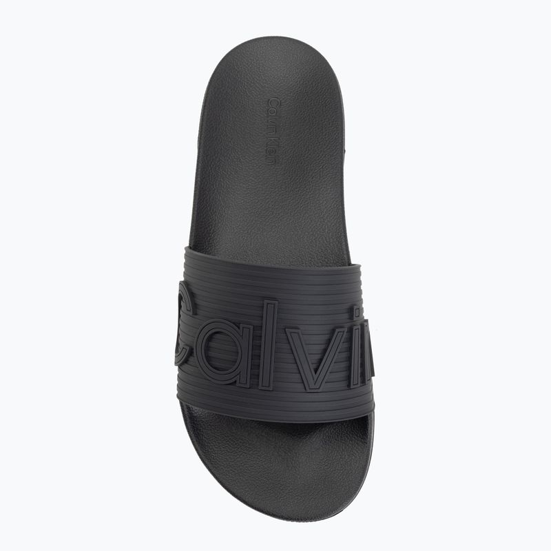 Férfi papucsok Calvin Klein HM0HM02113 Ess Texture triple black 5