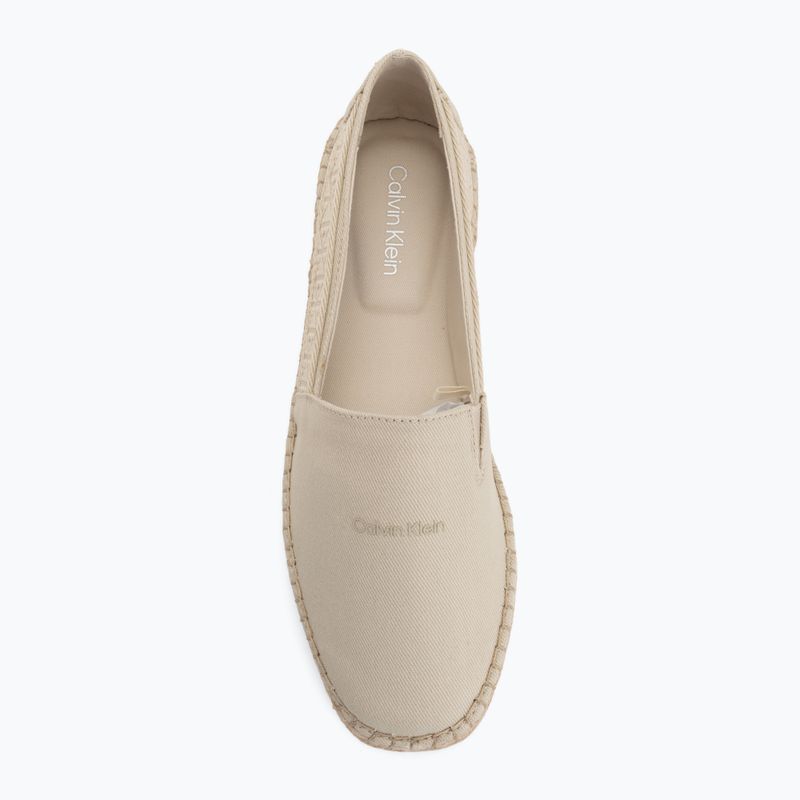 Férfi spárgatalpú cipők Calvin Klein HM0HM02075 Webbing oatmeal 5