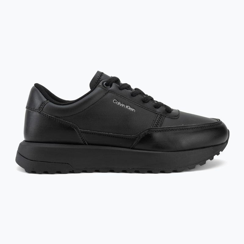 Férfi cipők Calvin Klein HM0HM02146 City Runner Laceup Leather triple black 2
