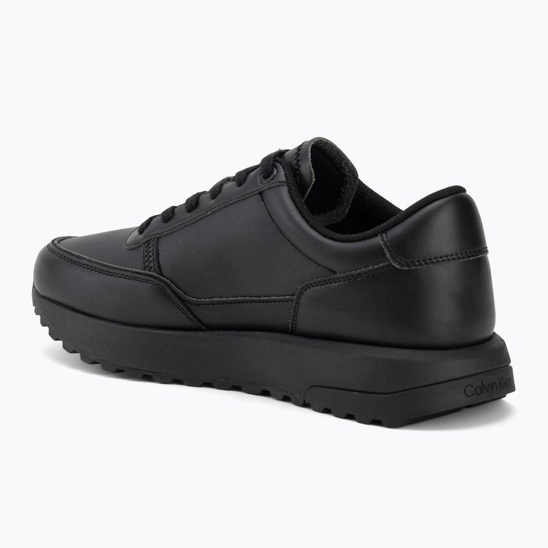 Férfi cipők Calvin Klein HM0HM02146 City Runner Laceup Leather triple black 3
