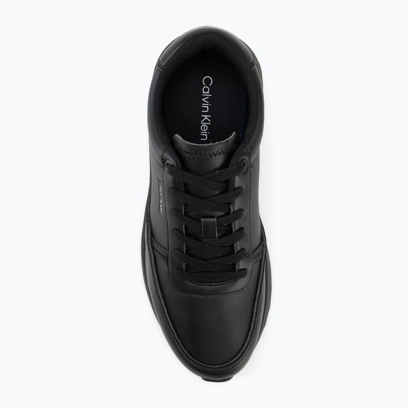 Férfi cipők Calvin Klein HM0HM02146 City Runner Laceup Leather triple black 5