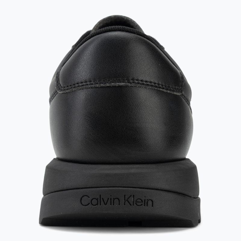 Férfi cipők Calvin Klein HM0HM02146 City Runner Laceup Leather triple black 6