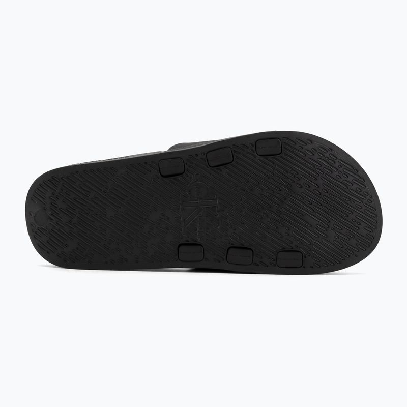 Férfi papucsok Calvin Klein HM0HM02229 Ess Rubber Neoprene triple black 4