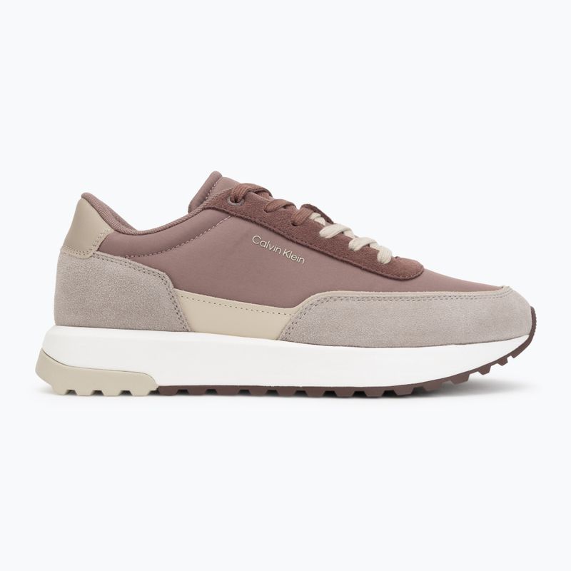 Férfi cipők Calvin Klein HM0HM02144 City Runner Laceup Nylon Mix muddy brown/desert taupe/oatmeal 2