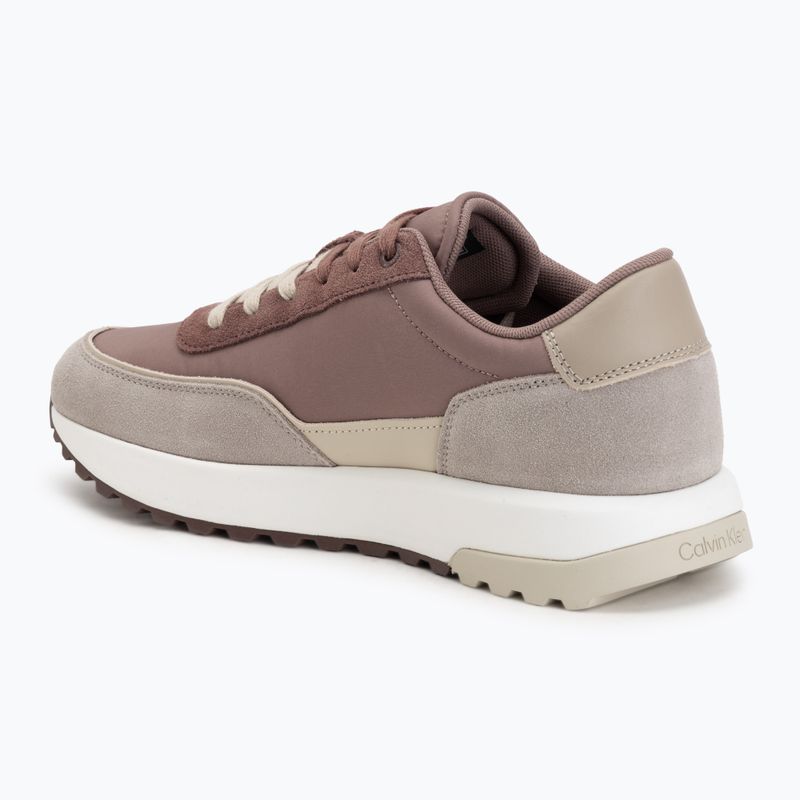 Férfi cipők Calvin Klein HM0HM02144 City Runner Laceup Nylon Mix muddy brown/desert taupe/oatmeal 3
