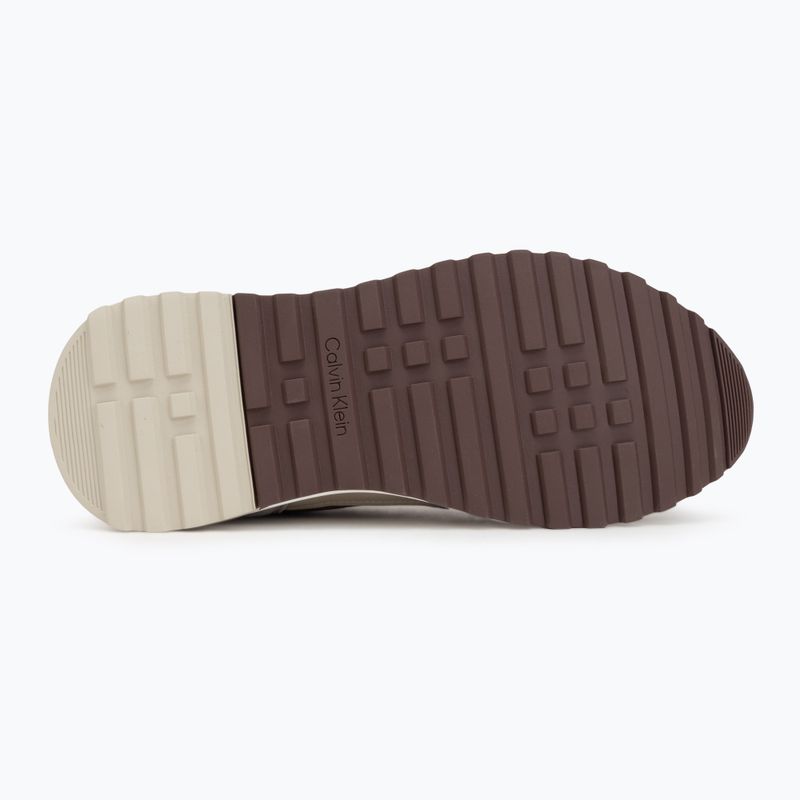 Férfi cipők Calvin Klein HM0HM02144 City Runner Laceup Nylon Mix muddy brown/desert taupe/oatmeal 4