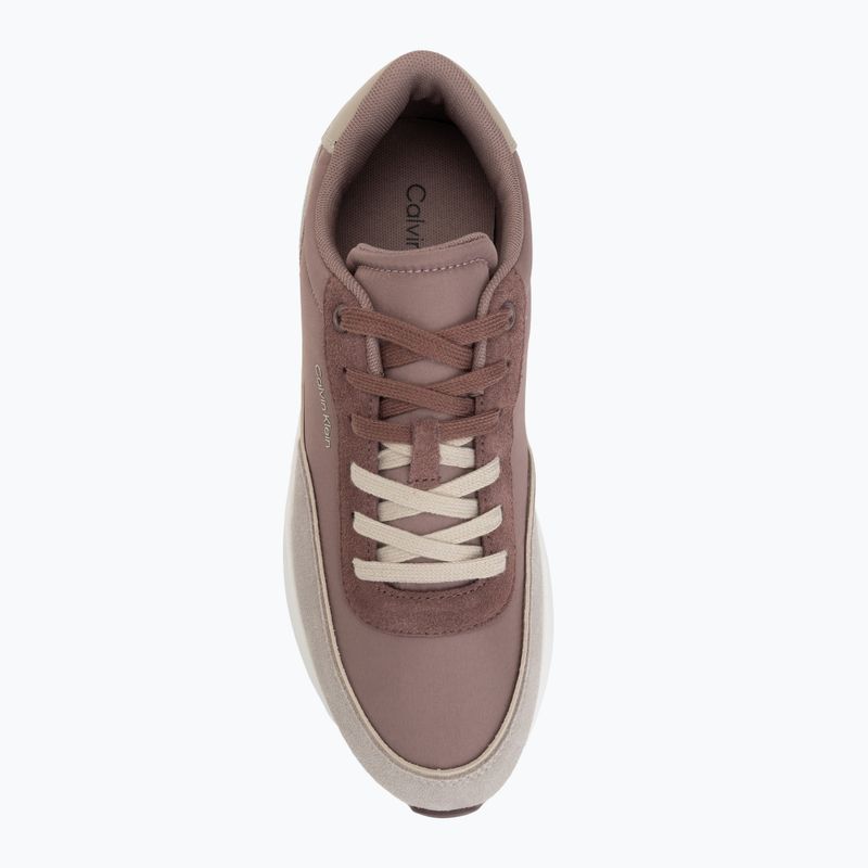 Férfi cipők Calvin Klein HM0HM02144 City Runner Laceup Nylon Mix muddy brown/desert taupe/oatmeal 5