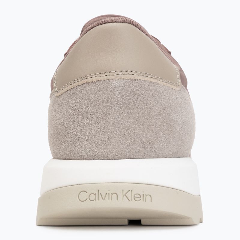 Férfi cipők Calvin Klein HM0HM02144 City Runner Laceup Nylon Mix muddy brown/desert taupe/oatmeal 6