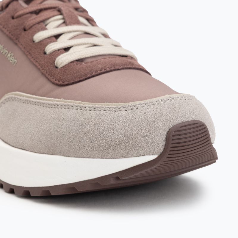 Férfi cipők Calvin Klein HM0HM02144 City Runner Laceup Nylon Mix muddy brown/desert taupe/oatmeal 7