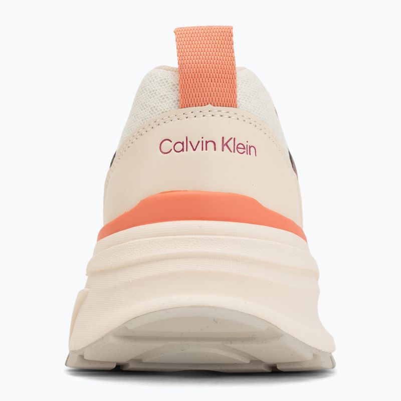 Női cipők Calvin Klein HW0HW03002 Hike Run Ckstripe Mesh off white/oatmeal/dusty rose 6