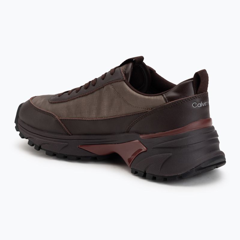 Női cipők Calvin Klein HW0HW02999 Hike Runner Organza Met Leather bordeaux/rhubarb 3