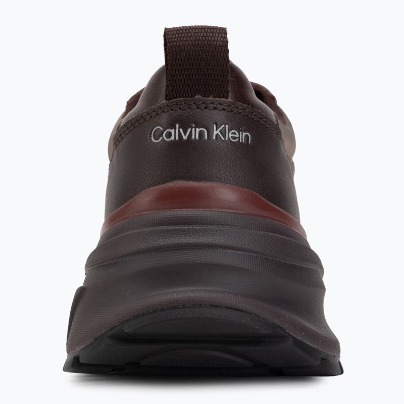 Női cipők Calvin Klein HW0HW02999 Hike Runner Organza Met Leather bordeaux/rhubarb 6